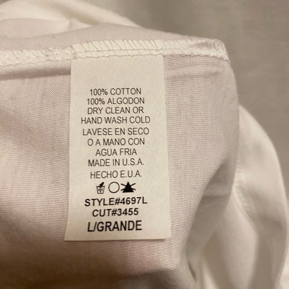 Vocal Embellished True Love Tattoo Print Long Sleeve T-Shirt New Without Tag - Picture 6 of 8